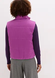 Steppweste mit leichtem Glanz, bonprix