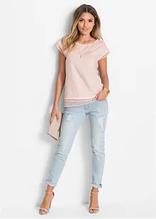 T-shirt boxy en coton, bonprix