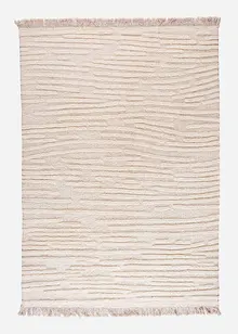 Tapis kilim à relief et franges, bonprix