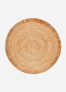 Tapis Kilim rond à franges, bonprix