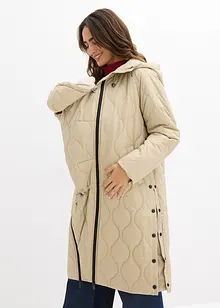 Manteau matelassé de grossesse et de portage 3-en-1, moyennement chaud, bonprix