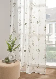 Gardine mit floralem Druck (1er Pack), bonprix