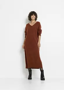 Oversized Strickkleid in Midilänge, bonprix
