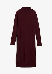 Robe en maille à col montant, bonprix