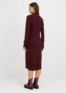 Robe en maille à col montant, bonprix