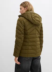 Veste matelassée légère avec capuche amovible, bonprix