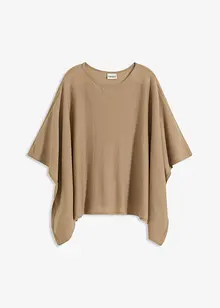 Poncho court en laine, bonprix