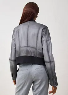 Lederjacke aus Lammnappa, bonprix