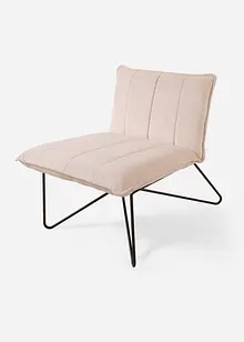 Fauteuil à piétement en métal, bonprix