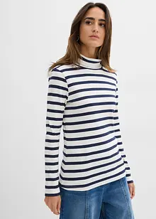 Rollkragenshirt aus reiner Baumwolle, bonprix