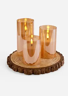 LED-Objekt mit LED Kerzen (3-tlg. Set), bonprix