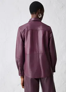 Leder-Hemd aus Lammnappa, bonprix