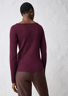 Pull en fine maille de laine mérinos, bonprix
