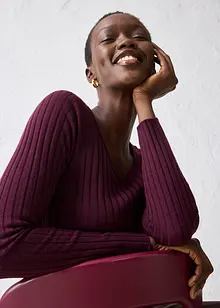 Pull en fine maille de laine mérinos, bonprix