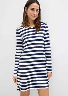 Vokuhila-Kleid aus schwerer reiner Baumwolle, bonprix
