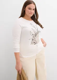 T-shirt manches longues 100% coton, bonprix