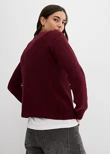 Gilet en maille à nœuds, bonprix