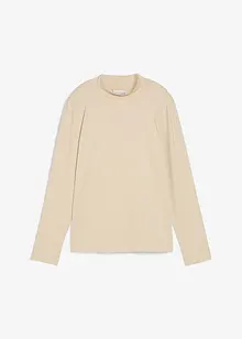 Langarmshirt mit Stehkragen mit recyceltem Polyamid, bonprix
