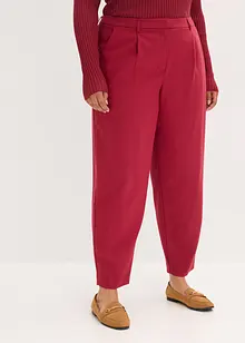 Pantalon en toile coupe barrel, bonprix