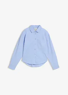 Oversize-Bluse aus reiner Baumwolle, bonprix