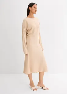 Midi Strickkleid aus Viskose-Mix, bonprix