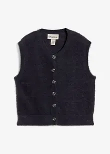 Gilet sans manches en maille poilue, viscose majoritaire, bonprix