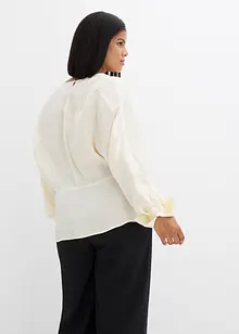 Leicht glänzendes Blusenshirt aus Viskose-Mix, bonprix