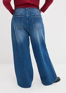 Wide-Leg-Jeans High Waist, bonprix
