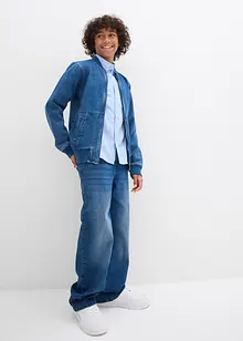 Oxford-Langarmhemd aus reiner Bio-Baumwolle, bonprix