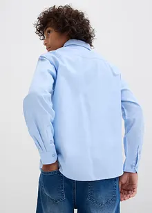 Oxford-Langarmhemd aus reiner Bio-Baumwolle, bonprix