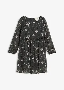 Robe évasée en mousseline, bonprix