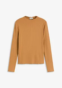 Figurbetontes Rippshirt, bonprix