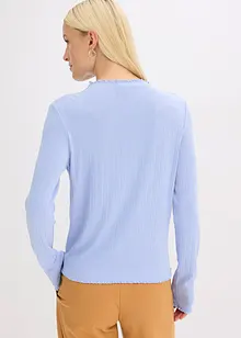 Figurbetontes Rippshirt, bonprix