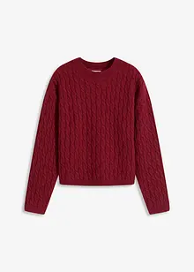 Pull à motif torsadé, bonprix