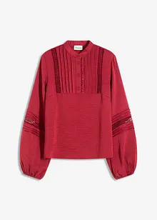 Oversize-Bluse mit Verzierungen, bonprix