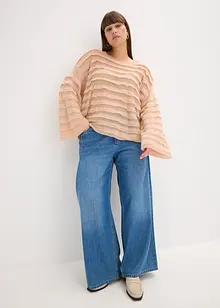 Pull oversize semi-transparent, bonprix