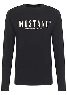 T-shirt manches longues Asheville de Mustang, 100% coton, Mustang Jeans