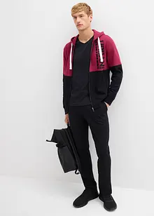 Sweat zippé à capuche 100% coton, bonprix