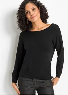 Feinstrickpullover aus Viskose-Mix, bonprix