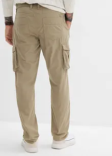Regular Fit Cargohose aus reiner Baumwolle, Straight, bonprix
