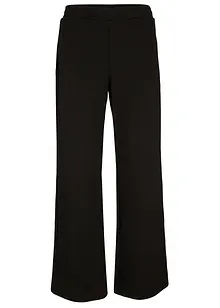 Pantalon large en viscose mélangée à taille élastiquée, bonprix