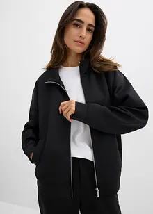 Jacke in Scuba Qualität mit Reißverschluss, bonprix