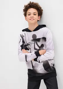 Sweat à capuche en molleton doux, bonprix