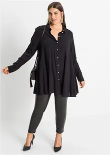 Bluse mit Perlenknopfleiste, bonprix