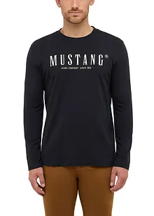 T-shirt manches longues Asheville de Mustang, 100% coton, Mustang Jeans
