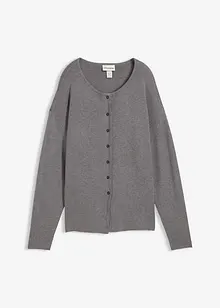 Gilet cintré en maille de viscose mélangée, bonprix