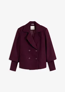 Caban avec manches en maille, bonprix