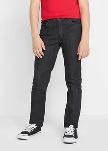 Slim Fit Stretch-Jeans mit verstellbarem Bund, Straight, bonprix