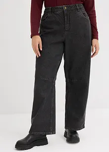 Barrel-Jeans Mid Waist, bonprix