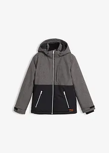 wattierte Winterjacke im Colourblocking mit Kapuze, bonprix